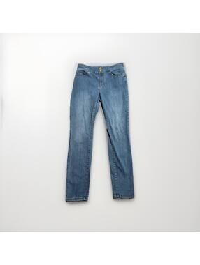 Guess Los Angeles Women Distressed Straight Leg Jeans Light Wash Blue 31 (A26)